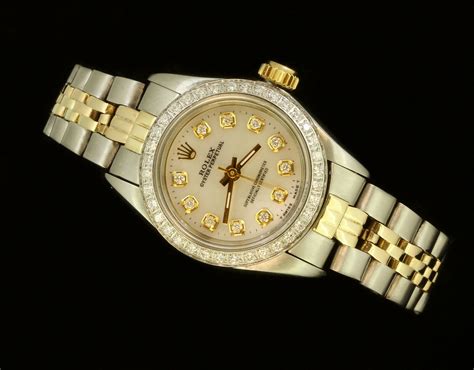 buy classic oyster two tone rolex womens|rolex oyster price list.